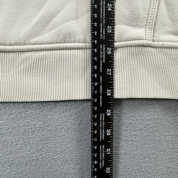 Carhartt Clarksburg Spellout Hoodie Sweatshirt Womens 2X Relaxed Cream Maroon - Picture 5 of 7